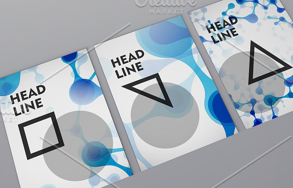 Brochures in DNA and geometric style in Brochure Templates - product preview 4