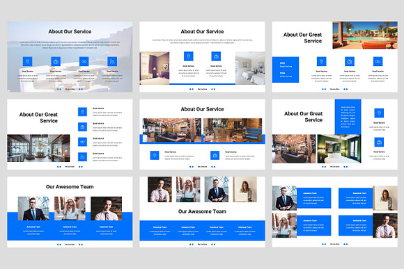 Aline - Hotel PowerPoint in PowerPoint Templates - product preview 3