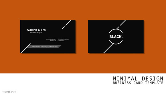 Minimal Business Card Template Vol.1 in Business Card Templates - product preview 4