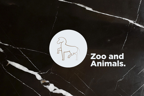 Zoo & Animals | 25 Thin Line Icons in Simple Line Icons - product preview 8