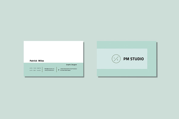 Minimal Business Card Vol.2 in Business Card Templates - product preview 1