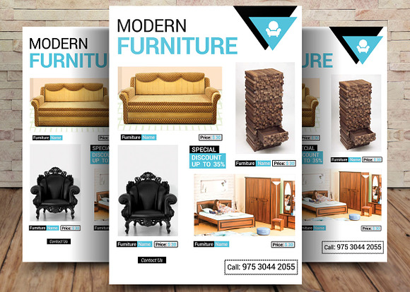 5 A4 Multi Use Business Flyer Bundle in Flyer Templates - product preview 1