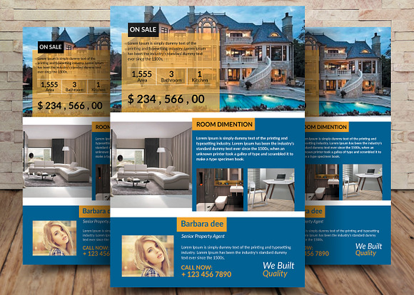 5 A4 Multi Use Business Flyer Bundle in Flyer Templates - product preview 5