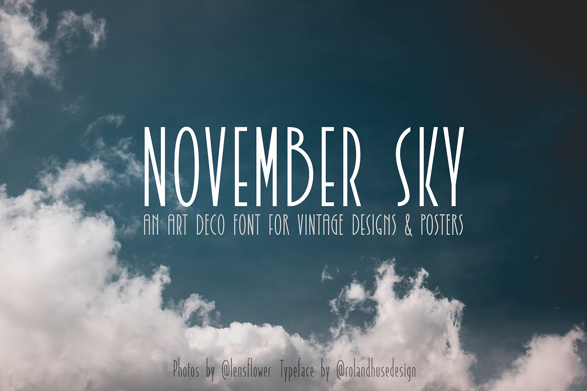 November Sky in Sans-Serif Fonts - product preview 8