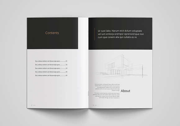 Architecture Brochure in Brochure Templates - product preview 8