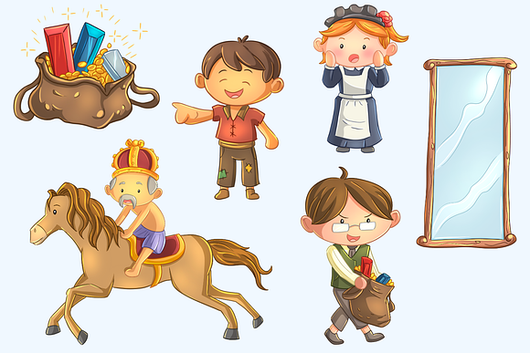 Emperor's New Clothes Clip Art in Illustrations - product preview 2
