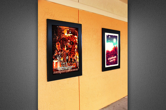 Movie Poster Frame Mockup Template in Print Mockups - product preview 1