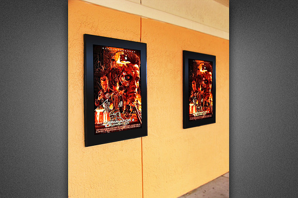 Movie Poster Frame Mockup Template in Print Mockups - product preview 2