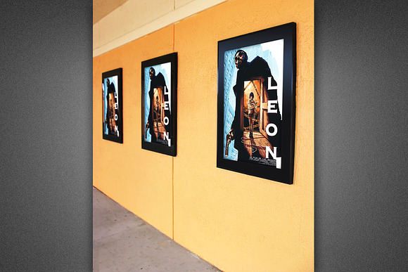 Movie Poster Frame Mockup Template in Print Mockups - product preview 3