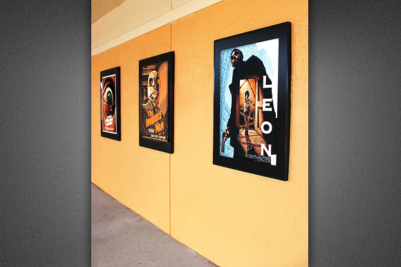 Movie Poster Frame Mockup Template in Print Mockups - product preview 4