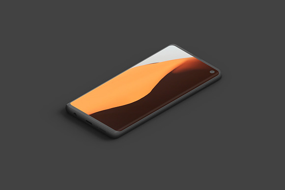S10 Android - 21 Clay Mockups - 5K in Mobile & Web Mockups - product preview 24