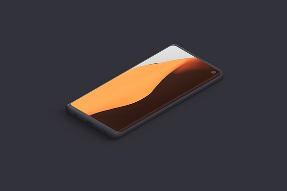 S10 Android - 21 Clay Mockups - 5K in Mobile & Web Mockups - product preview 25