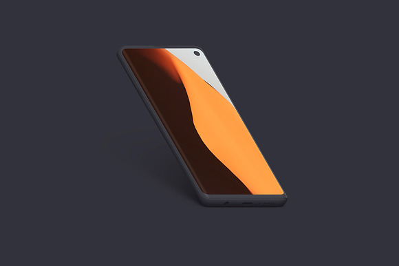 S10 Android - 21 Clay Mockups - 5K in Mobile & Web Mockups - product preview 36