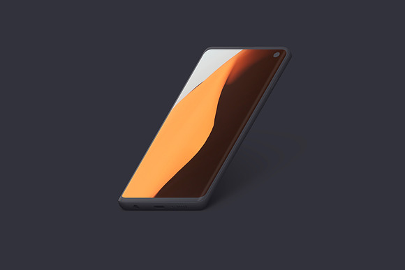 S10 Android - 21 Clay Mockups - 5K in Mobile & Web Mockups - product preview 40