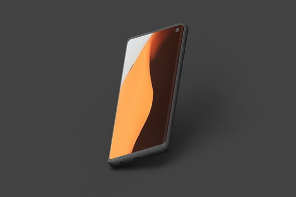 S10 Android - 21 Clay Mockups - 5K in Mobile & Web Mockups - product preview 45