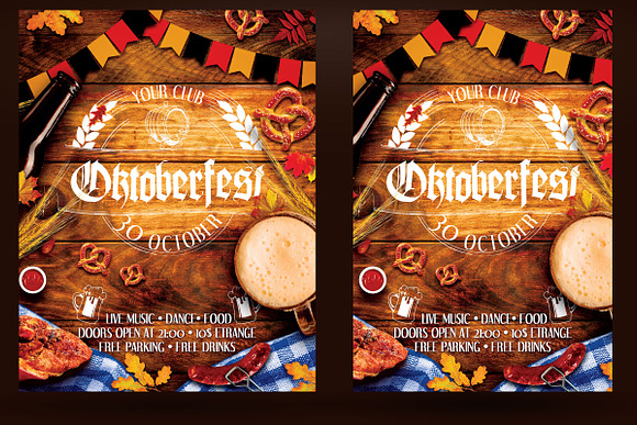 Oktoberfest Octoberfest Flyer in Flyer Templates - product preview 1