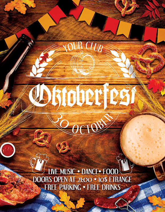 Oktoberfest Octoberfest Flyer in Flyer Templates - product preview 2