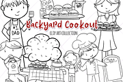 Backyard Cookout Digital Stamps