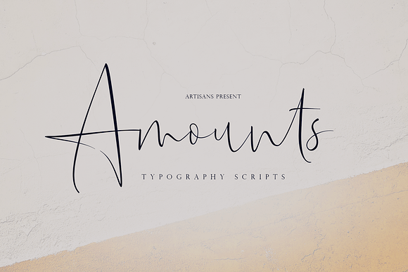 Amounts in Script Fonts - product preview 6