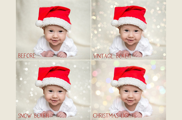 Christmas Bokeh overlays in Objects - product preview 3