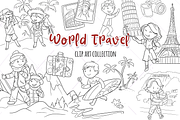 World Travel Digital Stamps