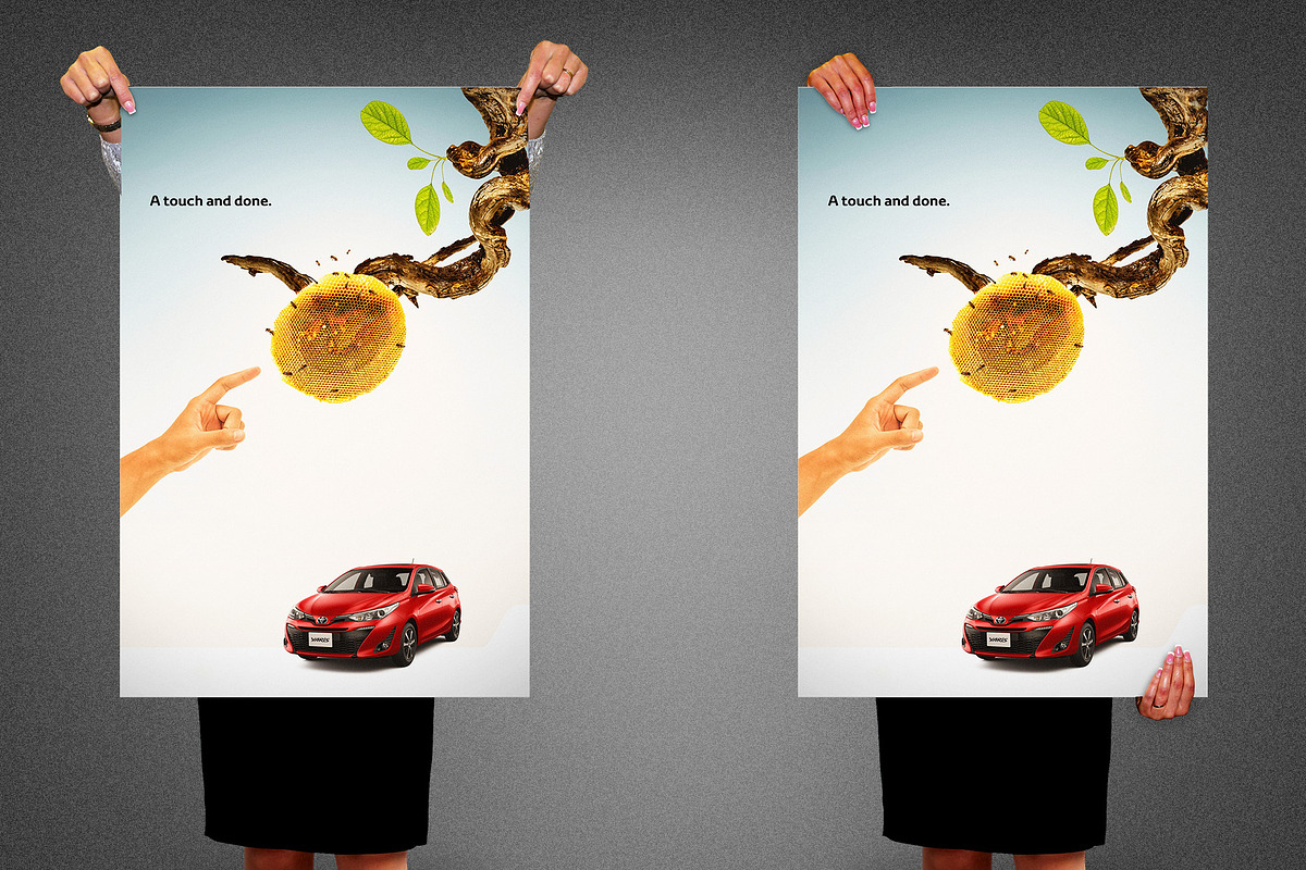 Hand Holding Poster Mockup Template in Print Mockups - product preview 8