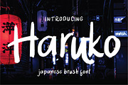 Haruko - Brush Font
