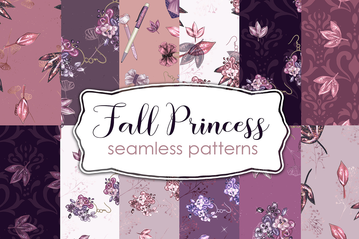 Fall seamless patterns in Patterns - product preview 8