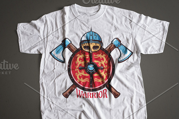 Warrior Viking Helmet Logo Template in Logo Templates - product preview 5