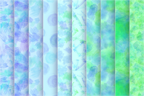 Watercolor Pattern Set #1 in Patterns - product preview 3