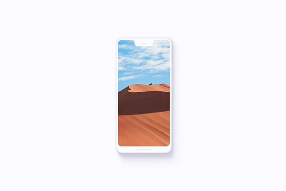 Pixel 3XL - 21 Clay Mockups - PSD in Mobile & Web Mockups - product preview 5