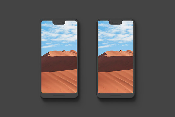 Pixel 3XL - 21 Clay Mockups - PSD in Mobile & Web Mockups - product preview 9