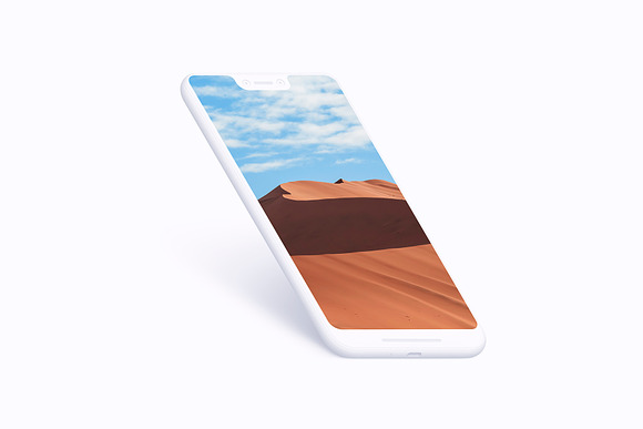 Pixel 3XL - 21 Clay Mockups - PSD in Mobile & Web Mockups - product preview 18