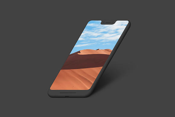 Pixel 3XL - 21 Clay Mockups - PSD in Mobile & Web Mockups - product preview 22