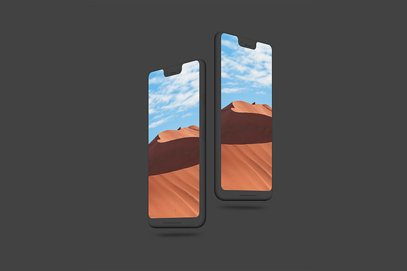 Pixel 3XL - 21 Clay Mockups - PSD in Mobile & Web Mockups - product preview 37