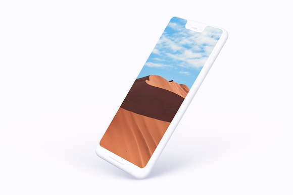 Pixel 3XL - 21 Clay Mockups - PSD in Mobile & Web Mockups - product preview 42
