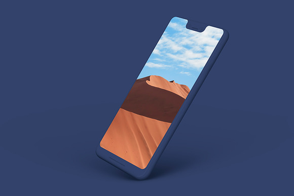 Pixel 3XL - 21 Clay Mockups - PSD in Mobile & Web Mockups - product preview 44