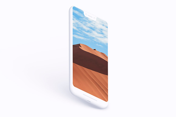 Pixel 3XL - 21 Clay Mockups - PSD in Mobile & Web Mockups - product preview 45