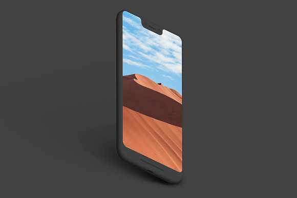 Pixel 3XL - 21 Clay Mockups - PSD in Mobile & Web Mockups - product preview 46
