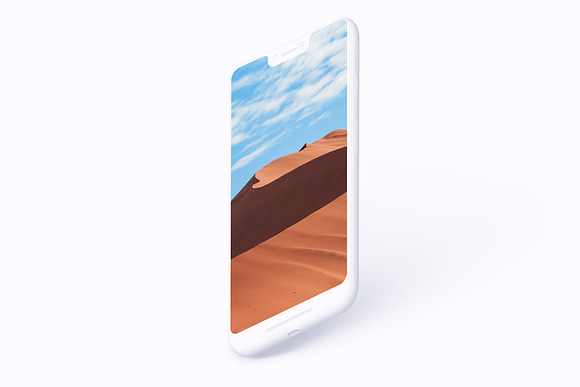 Pixel 3XL - 21 Clay Mockups - PSD in Mobile & Web Mockups - product preview 48