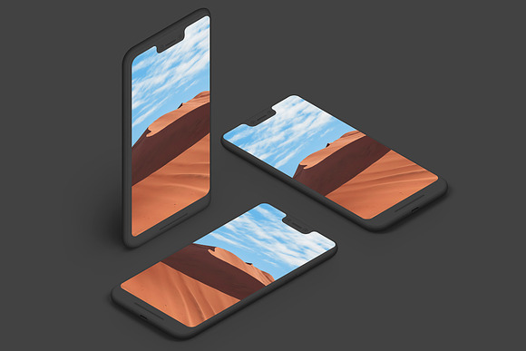 Pixel 3XL - 21 Clay Mockups - PSD in Mobile & Web Mockups - product preview 65