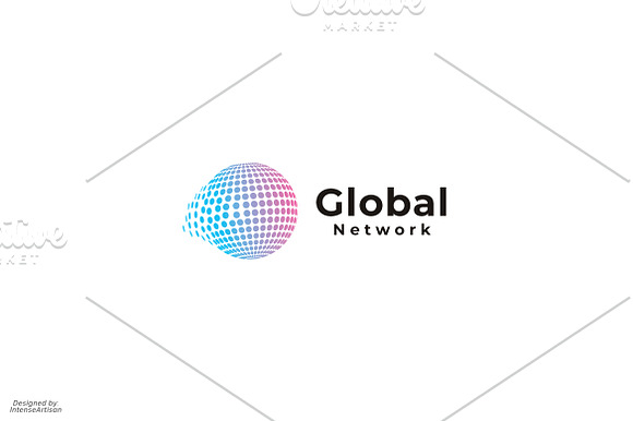 Global Network Logo in Logo Templates - product preview 2