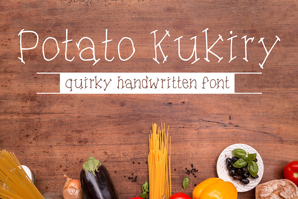 Potato Kukiry - Quirky Fun Font