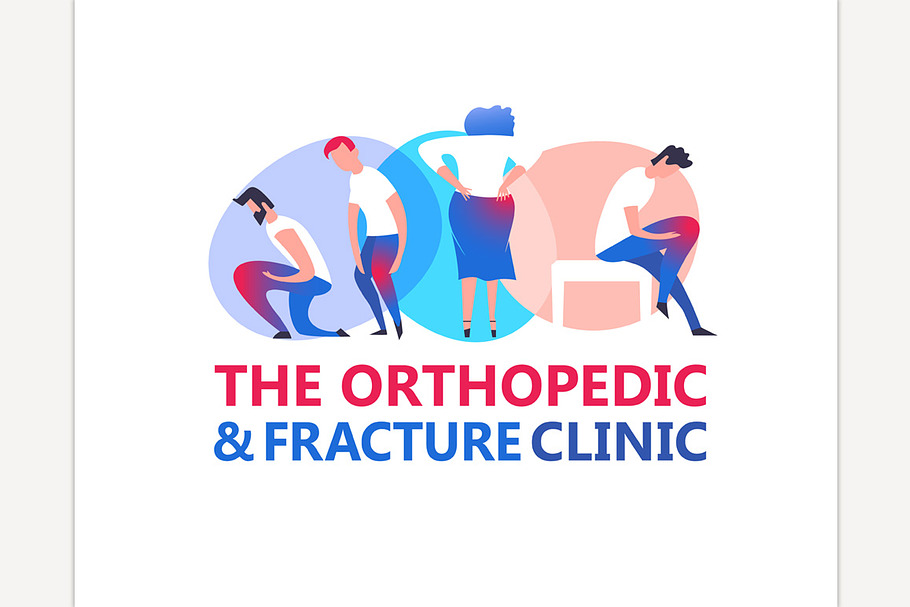 Orthopedic clinic logotype