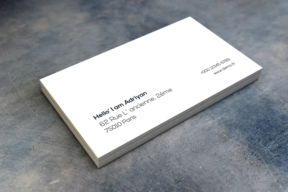 Minimal Business Cards in Business Card Templates - product preview 8