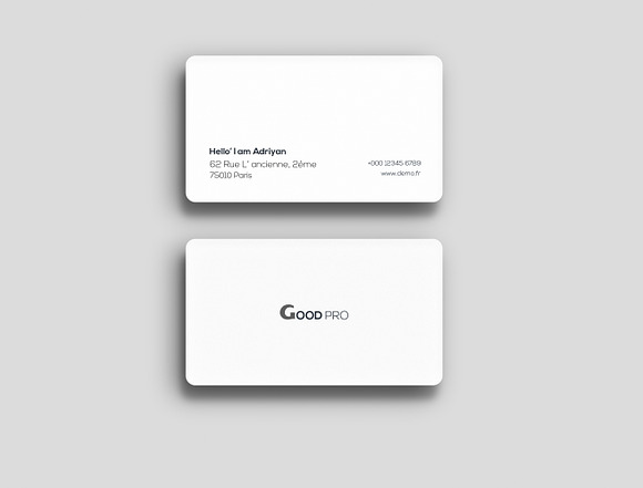 Minimal Business Cards in Business Card Templates - product preview 2