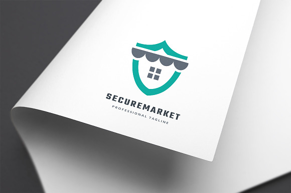 Secure Market Logo in Logo Templates - product preview 2