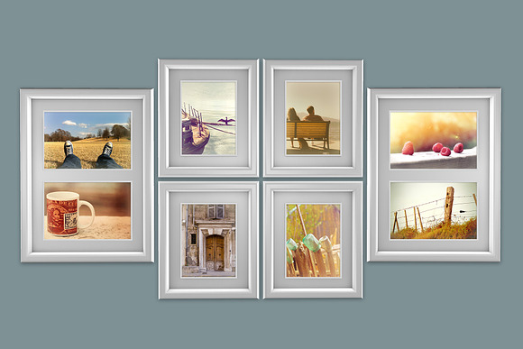 3D Photo Frame Mockups in Print Mockups - product preview 2
