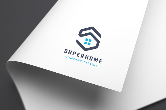 Super Home Letter S Logo in Logo Templates - product preview 2