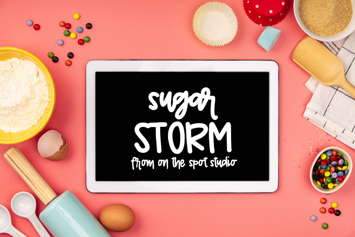 Sugar Storm in Display Fonts - product preview 8